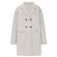 thumbnail image 4 of ZANKLEY Women Fall Long Cardigan Sweater Trendy Knit Jacket Coat Dressy Blazer Coatigan, 4 of 10