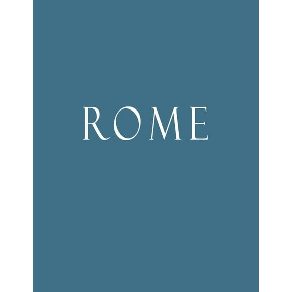 Rome: Decorative Book to Stack Together on Coffee Tables, Bookshelves and Interior Design - Add Bookish Charm Decor to Your Home - Stack Deco Books together to create Your unique Fashion Design style