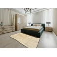 thumbnail image 4 of Ahgly Company Indoor Square Traditional Khaki Gold Persian Area Rugs, 5' Square, 4 of 6