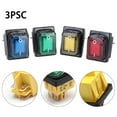 thumbnail image 4 of rocker switch,toggle switch for boats,4P 30A Waterproof rocker switch, 4 of 6