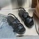 thumbnail image 5 of Summer New Style Gran tamaño Loose Cake Sole Casual Slope con sandalias de mujer Wmkox8yii  shjk3939, 5 of 5