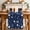 Denim Blue White, variant on Red Christmas Snowflakes Table Runner 72 Inches Long Farmhouse Dress Scarves, Winter Xmas Pine Tree Plant Dining Tablerunner for Coffee Table/Kitchen Island/Party Décor, 13" x 72"