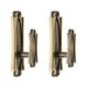 thumbnail image 4 of 2x cortina de ventana Tieback Holdback Tie Back Percha para ropa Soporte para cortinas Decoración Bronce Zulema Hojas de espalda de corbatas de cortina, 4 of 8