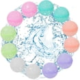 thumbnail image 1 of Bomba Bolas Reutilizables 12 Uds. Silicona Recargable para, 1 of 9