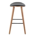 thumbnail image 3 of LumiSource  Saddle Counter Stool - Set of 2, 3 of 7