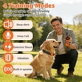 thumbnail image 3 of Collar de adiestramiento para perros - Collar de adiestramiento para perros de 4900 pies con control remoto, collar eléctrico impermeable IP67 con 4 modos de adiestramiento, 3 of 7