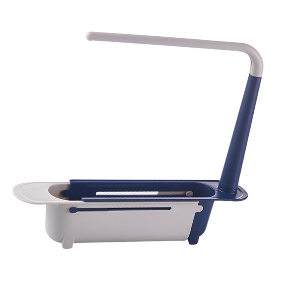 Advancent Estante para fregadero de cocina, desagüe de secado telescópico ajustable, cepillo de limpieza para baño, soporte de esponja, accesorios de Type5 NO5 Advancent HA063577-04B