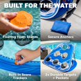 thumbnail image 4 of Juego acuático de cornhole GoSports Splash Skip, set flotante, 4 of 6