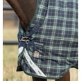 thumbnail image 3 of Rhino Wug Vari-Layer Turnout Blanket (250g Medium), Hunter Check (Green/Navy Trim), Size: 69, 3 of 4