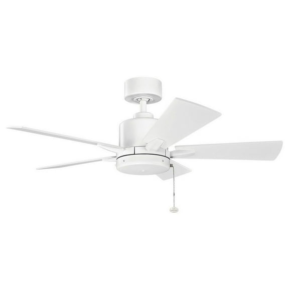 330241MWH-Kichler Lighting-Lucian II - Ceiling Fan - with Transitional inspirations - 13.5 inches tall by 42 inches wide-Matte White Finish