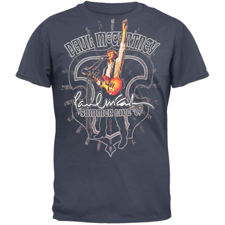 2009 Tour Shirt - Paul McCartney - Summer Live 2009 Tour Adult Soft T-Shirt