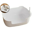 thumbnail image 1 of Dvruxg Large Cat Litter Box with High Sides, Cat Boxes for Indoor Cats, Cat Litter Pan for Kitty, Litter Box with Low Entry, Easy to Clean, Anti-Splashing, 1 of 5
