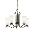 thumbnail image 5 of 43074OZ Kichler Lighting Armida - 5 Light Medium Chandelier - with Transitional inspirations - 18 inches tall by 25.25 inches wide-Olde Bronze, 5 of 6