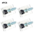 thumbnail image 3 of 4 Pieces Adjustable Furniture Foot Detachable Heavy Workbench Shelf Table Desk Duty Household Cupboard Shelf Table Levelling Feet Hardware, 3 of 7