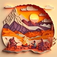thumbnail image 1 of Diamond Painting 5D DIY Full Round Drill Campers Kit Decoración del hogar (A6843) Hugtrwg Para estrenar, 1 of 9