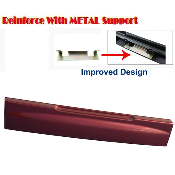 CF Advance For 02-05 Ford Explorer Rear Tailgate License Plate Shield Handle Metal Bracket G2 Redfire Metallic 2002 2003 2004 2005