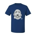 thumbnail image 2 of Golden Doodle Dog Lover Pet Owner Animal Lover Graphic T-Shirt, Royal, Medium, 2 of 4