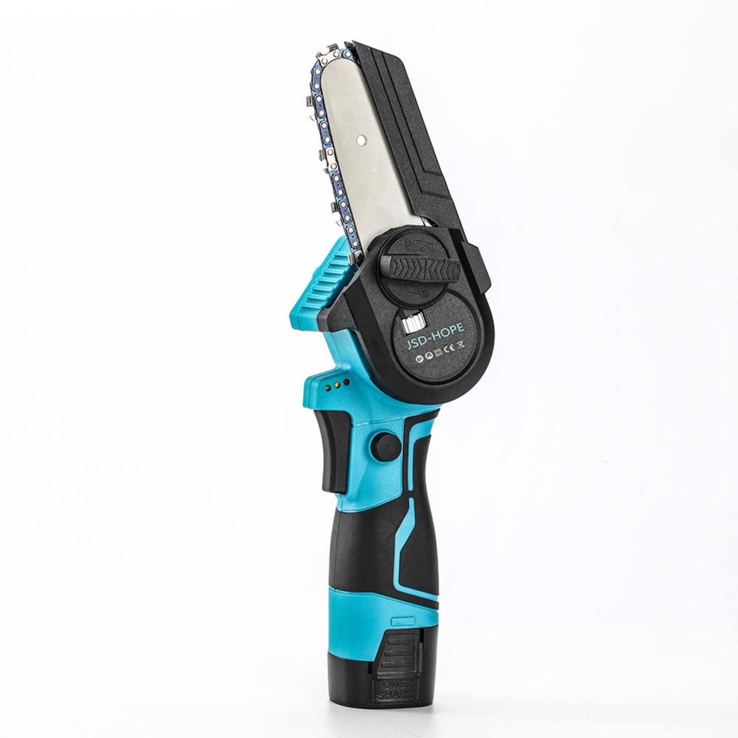 3-Inch Cordless Chainsaw, Lithium-ion Mini Handheld Electric Saw for Wood Cutting and Tree Pruning