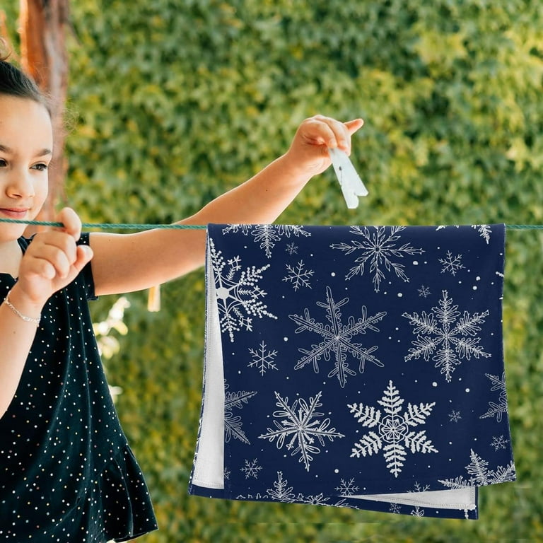 Snowflake kitchen towels sale