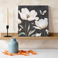 thumbnail image 3 of Ships Next Day Canvas Wall Art 10"x10", Farmhouse Floral Wood Framed Canvas Print Painting, Magnolia Flowers Vintage Blackboard Ready to Hang Small Picture Wall Decor for Home Kitchen Nursery Office, 3 of 9