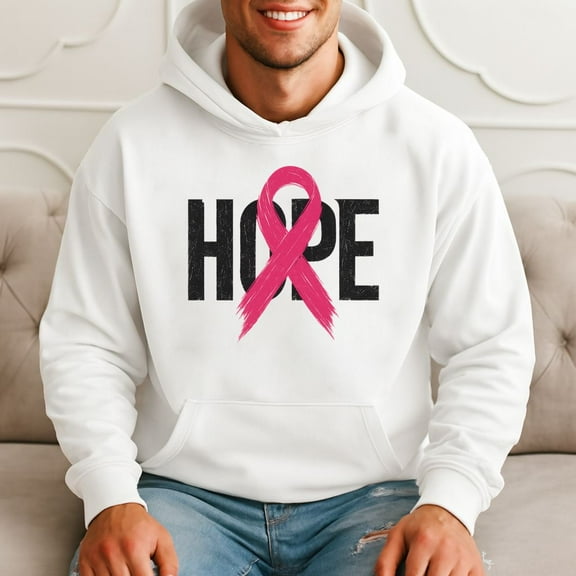 Hope Pink Ribbon Awareness Hoodie