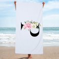 thumbnail image 3 of Toalla De Playa Personalizada Con Letras Y Diseño Minimalista Creativo 1 Unidad (75 X 150 Cm/29 X 59 Pulgadas), 3 of 3