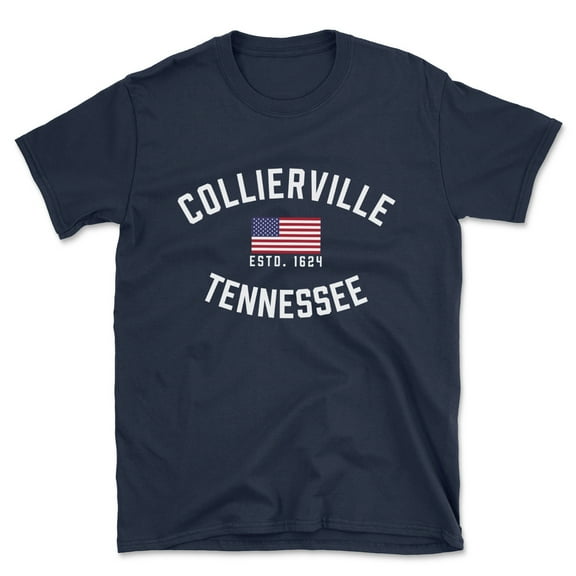 Collierville Tennessee Patriot Men's Cotton T-Shirt