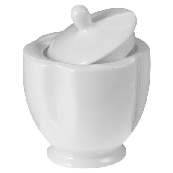 Masteelf Sugar Chocolate Pot Ceramic Sugar Holder with Lid Seasoning Container Kitchen Essential
