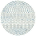 thumbnail image 6 of SAFAVIEH Blossom Aspen Geometric Wool Area Rug, Blue/Ivory, 8' x 10', 6 of 8