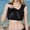 Black, variant on New Spring/summer Camisole Women's Undershirt With A Pair Of And A Wide Shoulder Undershirt With A Chest Pad And A Cup Integrated Vest. Crop Top for Girls plus Size Silk Camisole for Women Thick Tops