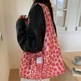 thumbnail image 5 of Hsqqdc Slouchy Leopard Print Double-Sided Hobo Bag for Women, Bow Tie Crescent Crossbody Shoulder Tote Handbag for Commute Travel Work, 5 of 7