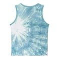 thumbnail image 4 of ATOGUTA Teen Tank Tops Boys Girls Blue Kids Tie Dye Sleeveless Workout Running Sports Shirts Size 3T-15, 4 of 5