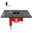 thumbnail image 3 of Riwcyla Set of 2 Router Table Insert Plate Aluminum Alloy Wood Milling Flip Board with 47mm Lifting Base for 63.8,65mm Diameter Motors Engraving Machine Woodworking Benches, 3 of 6