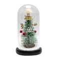 thumbnail image 2 of Árbol de Navidad en aturtura de Nieve Artificial de Nieve con Adornos Navideños en con Luces LED para Decoración de Bo bnca Colco Figura de escritorio, 2 of 7