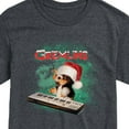 thumbnail image 3 of Gremlins - Holiday Gizmo Plays Keyboard - Men's Short Sleeve Graphic T-Shirt, 3 of 5