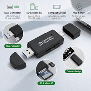 USB 3.0 SD/Micro SD card reader,USB SD/TF memory card reader,external card reader,suitable for SD,SDXC,SDHC,MMC,RS-MMC,Micro SDXC,Micro SD,Micro SDHC Card etc.