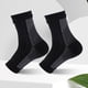 thumbnail image 3 of 1 Par Calcetines Deportivos Calcetines Tobilleros Ángel para Aliviar El Dolor en Las Articulaciones (negro L/XL), 3 of 8