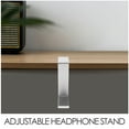 thumbnail image 3 of EXHUMKY Soporte Para Auriculares Con Abrazadera De Metal Para Escritorio Color Plateado, 3 of 8