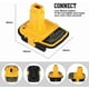 thumbnail image 4 of 2024 New Dm18d Dca1820 Battery Adapter With Usb For Dewalt 20v/18v For Milwaukee M18 18v Lithium Battery Dcb204 Dcb205 Converter For Dewalt 18v/20v Ni, 4 of 4