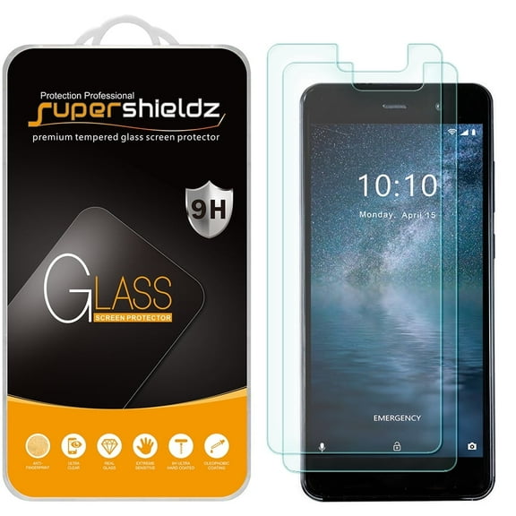 [2-Pack] Supershieldz for Foxxd Miro Tempered Glass Screen Protector, Anti-Scratch, Anti-Fingerprint, Bubble Free