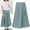 Blue, variant on Outfmvch Tennis Skirts for Women，Culottes for Women，Palazzo Pants for Women，Knee Length Skorts for Women，Skinny Jeans for Women，Wide Leg Dress Pants for Women，Summer Pants for Women， Black，L