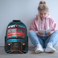thumbnail image 2 of Aplkyhs Train Pack School Backpack for Kids Age 6-18 Ergonomic Padded Adjustable Straps Large Capacity Water Resistant Bookbag for K-12 Students Daily School Travel, 2 of 7