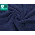 thumbnail image 3 of American Soft Linen Luxury 4 Piece Washcloth Set, 100% Cotton Turkish Washrags and Washcloths, Navy Blue, 3 of 6