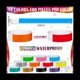 thumbnail image 3 of 1200 Piezas de Pulseras Impermeables para la Mano, Pulseras de NeóN para Eventos, Pulseras de Concierto, Pulseras Adhesivas para Colores de Fiesta, 3 of 7