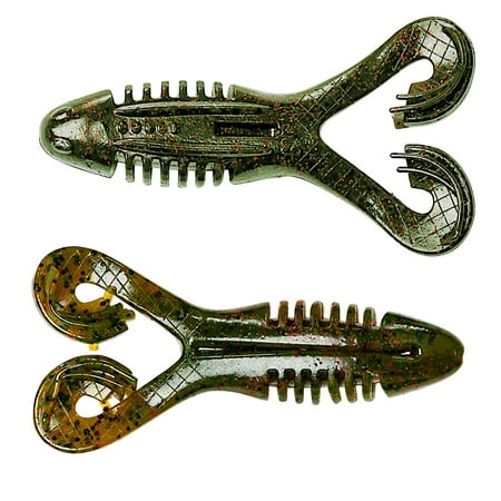 Googan Toad Watermelon Red 5pk Soft Plastic Fishing Lure