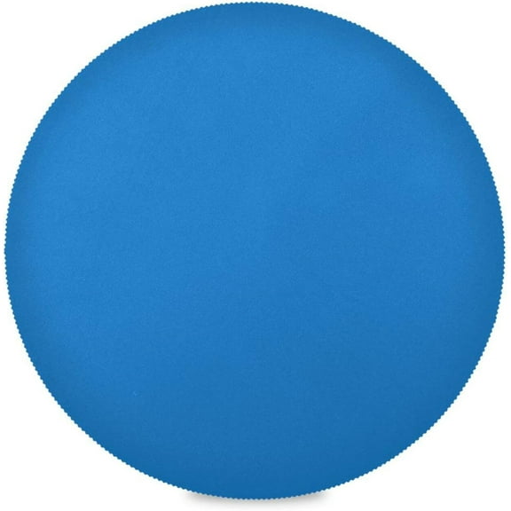 Blue Solid Color, Elastic Fitted Edged Round Tablecloth Fade resistant Anti-Shrink Table Cloth Washable Table Cover for Indoor or Outdoor and anywhere you wanna use it 72"X 72"