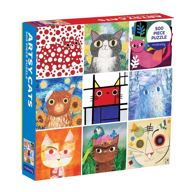 Cat Zodiac 500 Piece Puzzle by Maeva Considine and Mudpuppy Galison 2019,... 