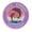 Cotton Candy Purple, variant on Santa Barbara, California Dolphin Sunset 3.5 Inch Iron Or Sew On Embroidered Fabric Badge Patch Ocean Beach, Salt Life Iconic Series
