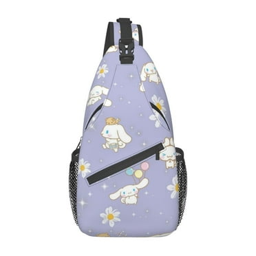 Casual Cross-Body Bag Cinnamoroll Chest Bag Shoulder Bag Suitable For Cycling, Camping, Hiking, Sports Travel