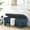 Dark Blue, variant on 51.5-Inch Oval Storage Ottoman Bench with Hidden Shoe/Toy Compartment & Safety Hinges, Mid-Century Modern Design, Pre-Assembled Dark Blue Ottoman for Living Room & Bedroom Storage Solution